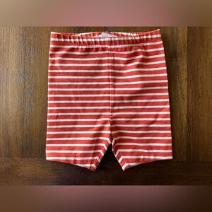 Hannah Anderson Red and White Striped Shorts-  2T